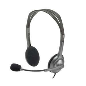 Logitech H110 Wired On Ear Headphones With Noise-Cancelling Mic